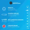 EXS Snug Fit Prezerwatywy 49 mm 100 szt. cienka powłoka bez Podgląd zdjęcia produktu 3