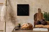 Wohnzimmer Leinwand Uhr Geräuschlos Küche 30x30 Schwarzer, Produktbild-Vorschau 2