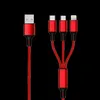 2GO 3in1 USB Ladekabel Micro-USB,Apple,TypeC Nylon 1,5m rot Voir les images du produit 3