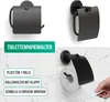 Avalo Ensemble d'accessoires de toilettes noir 4 pièces - Voir les images du produit 4