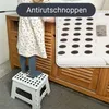 Klapphocker / Tritthocker, 29x22x22 cm, weiß-schwarz Produktbild-Vorschau 4
