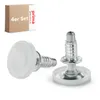 4er Set Stellfüße M8x41 Fuß 33mm  | höhenverstellbar Produktbild-Vorschau 1
