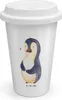 Mr. & Mrs. Panda Thermobecher To Go Pinguin Diät - Weiß - Produktbild-Vorschau 1