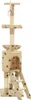 vidaXL Tiragraffi per gatti con colonne in sisal 138 cm Anteprima dell’immagine prodotto 8