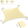 Sonnensegel 3x3m Viereckig, Beige Sonnensegel Wasserdicht Produktbild-Vorschau 6