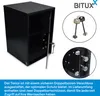 Tresor Möbeltresor Safe Aktentresor 35 x 36 x 52cm Schwarz Produktbild-Vorschau 3