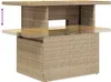 9-tlg. Garten-Sofagarnitur mit Kissen Beige Poly Rattan Produktbild-Vorschau 10