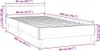 vidaXL Rám postele bez matrace světle šedý 80x200 cm látka Náhled obrázku produktu 7