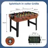 COSTWAY 125x97x83 cm, tavolo da calcio balilla, tavolo Anteprima dell’immagine prodotto 3
