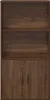 vidaXL Boekenkast, bruin, eikenlook, 60x24x120 cm, Productafbeelding-voorbeeld 4