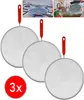 3er Set Pfannenspritzschutz Ø 29 cm – Spritzschutzdeckel Produktbild-Vorschau 1