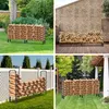 Peviasot Kaminholzregal mit Abdeckhaube, 244 × 34,5 × 124 Produktbild-Vorschau 6