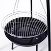 Aga barbecue BBQ noir à charbon de bois sur trépied avec Voir les images du produit 3