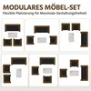 Yaheetech Polyrattan Sitzgruppe 4er Gartenmöbel Set inkl. Produktbild-Vorschau 8