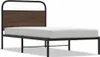 vidaXL Rám postele bez matrace 90x190 cm hnědý dubový Náhled obrázku produktu 1