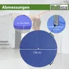 Pole Dance Matte 5 cm Ø 120cm blau Tanzstangenmatte Matte Produktbild-Vorschau 4