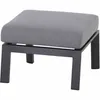 Siena Garden Loungehocker Valencia Aluminium salt&pepper Produktbild-Vorschau 1