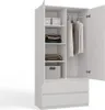 Geräumiger Kleiderschrank MALWA SS-90 mit 2 Schubladen und Produktbild-Vorschau 7