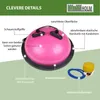 Balancetrainer Yoga Gymnastik Balance Half Ball pink Produktbild-Vorschau 6