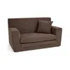 Kindersofa aus Schaumstoff Braun, ausklappbar und bequem, Produktbild-Vorschau 5