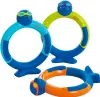 Zoggs Zoggy Dive Rings Junior Spiel Blau  Blau One Size Produktbild-Vorschau 2