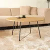 HOME DELUXE - Couchtisch Rund NOVARA 88 x 47 cm- Fishbone Produktbild-Vorschau 3