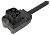 A close-up, isolated shot of an electrical adapter cable connector. Náhľad obrázku produktu
