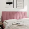 vidaXL Kopfteil-Kissen "Hanko" Rosa 120 cm Samt Produktbild-Vorschau 3