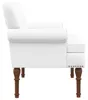 vidaXL Zweisitzer mit Knopfheftung Weiß 120 x 65 x 77 cm Produktbild-Vorschau 3