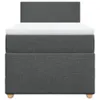 vidaXL Boxspringbett mit Matratze Dunkelgrau 80x200 cm Produktbild-Vorschau 4