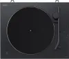 A top-down view of a black Sony turntable. Produktbild-Vorschau