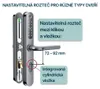BOT Inteligentna klamka TTLock V2 72–92 mm, regulowana Podgląd zdjęcia produktu 11