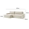 Ecksofa MILO LARGE mit Schlaffunktion und Bettkasten, linke Produktbild-Vorschau 8