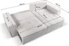 Ecksofa Schlafsofa FLOSI Stoff Raven Anthrazit Ottomane Produktbild-Vorschau 5
