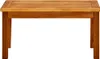 A wooden coffee table is shown from the front on a white background. Náhľad obrázku produktu
