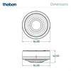 Theben LUXA 103 S360-100-12 AP WH, Präsenzmelder, 360°, AP Produktbild-Vorschau 18