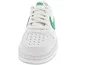 A front view of a white Nike Court Borough Low Recraft sneaker with green accents. Anteprima dell’immagine prodotto