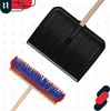 A collage of a snow shovel and a broom, with graphic elements and text overlays. Náhľad obrázku produktu