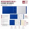 GGM Wechselmappe DIN A4 Blau 3 Druckknöpfe für Produktbild-Vorschau 4