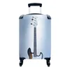 MuchoWow® Koffer Handgepäck Trolley Rollkoffer Kleine Produktbild-Vorschau 1