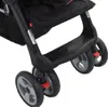 Tandem-Kinderwagen Stahl Rosa und Schwarz Produktbild-Vorschau 9