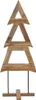 vidaXL Albero di Natale con supporto marrone 90 cm in legno Anteprima dell’immagine prodotto 7