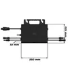 SUNNIVA® 1000W Balkonkraftwerk BIFAZIAL FULLBLACK komplett Produktbild-Vorschau 4