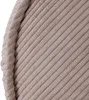 A close-up view of a beige corduroy fabric with a braided edge. Anteprima dell’immagine prodotto
