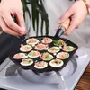 pánev takoyaki se 14 otvory - nepřilnavá litinová Náhled obrázku produktu 8