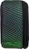 A side view of a pencil case with a geometric pattern. Anteprima dell’immagine prodotto