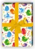 Kunterbuntes Geschenkpapier mit süßen Vögeln und Herzen, Produktbild-Vorschau 1