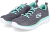 Skechers Graceful - Get Connected - Chacoal / Grün Produktbild-Vorschau 23