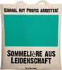 Mr. & Mrs. Panda Jutebeutel Sommelière Leidenschaft - Produktbild-Vorschau 1
