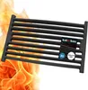 A black metal grill grate is shown against a background of flames. Anteprima dell’immagine prodotto